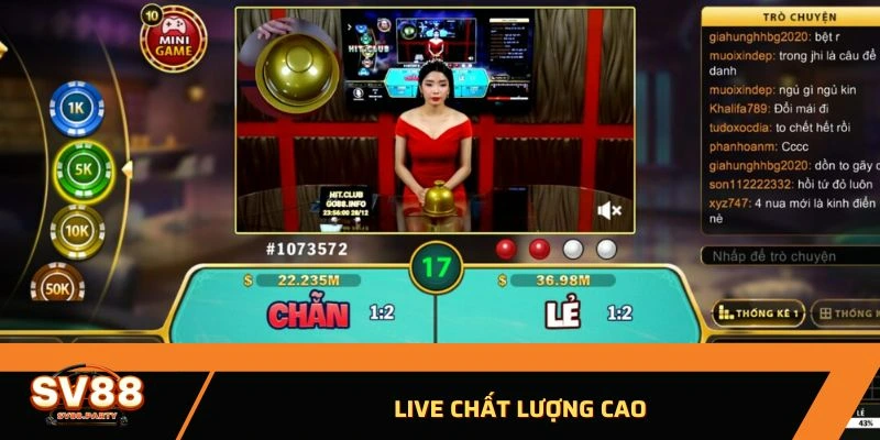 Live chất lượng cao