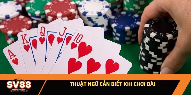 Thuật ngữ cần biết khi chơi bài